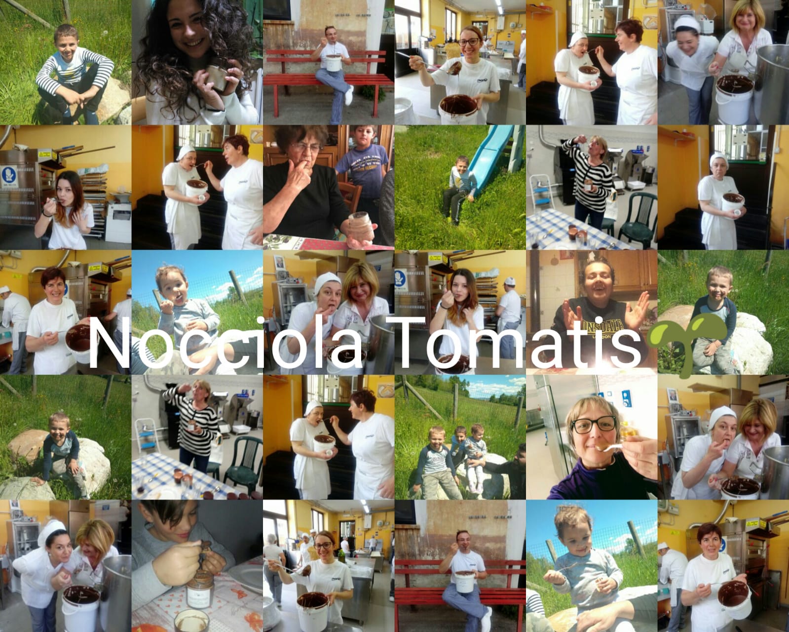 Foto di gruppo azienda Nocciola Tomatis
